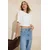 Trendyol Milla Ženska bluza, Krem