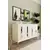 HANAH HOME Komoda Rany 120 White Silver
