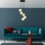 Opviq Luster Orbital-15-14016, 40x40x115cm, IP20, Crno-beli