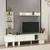 Hanah Home TV komoda Valento 20672, 230 cm, Moonstone / travertin