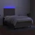Vidaxl Box spring postelja z vzmetnico LED taupe 120x190 cm blago