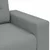 Vidaxl Dvosed svetlo siv 160x77x82 cm blago
