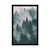 Plakat gore v meglici - 30x45 silver