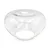 Luster na sajli FLO 1xE27/15W/230V sjajni hrom/proziran