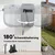 Homestar Kolutrummel 20 m 52x22x35 cm siva