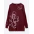 SHEEGO Pulover bordo