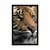 Plakat bengalski tiger - 20x30 white