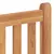 Vrtni blagovaonski set od 7 dijelova 140 x 80 cm masivno tikovino drvo