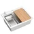 granitni umivalnik KURT 110 WORKSTATION White
