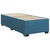 vidaXL Postelja boxspring z vzmetnico Modra 90 x 190 cm Žamet
