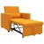 Sofa na razvlačenje Singl Tamnožuta 90 x 165 x 87 cm tkanina