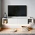 Hanah Home TV komoda Twist LED, 160 cm, bela