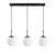 Opviq Luster Orbital-20-14051, 87x20x120cm, IP20, Crno-beli