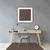 Decormat Podloga za stol Rjava barva 140x100 cm 15 cm