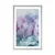 Plakat s paspartujem abstrakcija barv - 30x45 silver