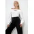 Trend Alacati Stili Ženska bluza dugih rukava Alc-X12948, Bela