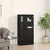 Highboard Crni hrast 68 x 37 x 142 cm