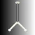 Opviq luster Balance 20551-C, 2 × E14, kremasto beli