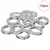 Užičasti zamašnjak 12 pcs Bijelo 13 x 1 mm Željezo