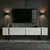 HANAH HOME TV Polica Onera White Black