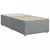 Vidaxl Box spring postelja z vzmetnico svetlo siv 100x200 cm blago