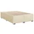 vidaXL vidaXL Box spring postelja z vzmetnico krem 160x200 cm blago, (21306527)