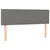 Vidaxl Box spring posteljni z vzmetnico temno siv 140x190 cm blago