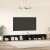 Set TV komoda Zidne 3 pcs Crni hrast 37 x 35 x 107 cm