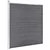 Vidaxl Vrtna ograja WPC 1218x186 cm siva