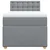 Vidaxl Box spring postelja z vzmetnico svetlo siva 90x190 cm blago