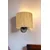 Opviq Zidna lampa E27 Max 40W, Hrast-Crna
