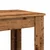 Vidaxl Barska miza starinski les 102x50x103,5 cm inženirski les