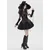 Klobuk DEVIL FASHION - Gothic Rose - črn - AS269