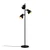 Opviq Podna lampa 13785, 37 x 37 x 162 cm, 3 x E14, 250 cm Kabl, Crna