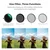 K&F 58MM NANO X Serie 3 in 1 Multi-Function Variable ND2-32&CPL& Black Mist 1/4