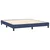 Vidaxl Box spring postelja z vzmetnico modra 160x200 cm blago