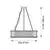 Endon 104528 - Luster na lancu 6xE14/6W/230V sjajni hrom