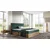 Boxspring postelja Wood 6 - 140x200 cm - hrast lancelot