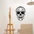 Opviq Zidna dekoracija Skull, 50x35 cm, 1.2mm, Crna