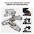 K&F Three-dimensional gear head 360° panoramic
