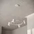 Brilagi - LED RGBW prigušiva viseći luster na sajli SELE 4xGU10/6,5W/230V bela