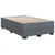 Vidaxl Box spring postelja z vzmetnico temno siva 120x200 cm žamet