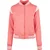 Womens College Sweat Jacket Light Pink/White Sand