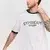 GymBeam Oversized Varsity T-Shirt White