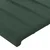 LED uzglavlje tamnozeleno 83x16x78/88 cm baršunasto