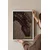WallXpert uramljena slika 115257, zebra sa zlatnim prugama na braon pozadini, 30 x 40 cm, beli ram