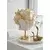 OPVIQ Stona lampa belo - zlatna MAG0009