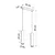 Sollux SL.0941 - Luster na sajli LOOPEZ 2xGU10/10W/230V crna/hrom