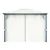 Sjenica sa zastorom 300 x 300 cm krem aluminijum