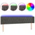 LED uzglavlje tamnosivo 203x16x78/88 cm baršunasto